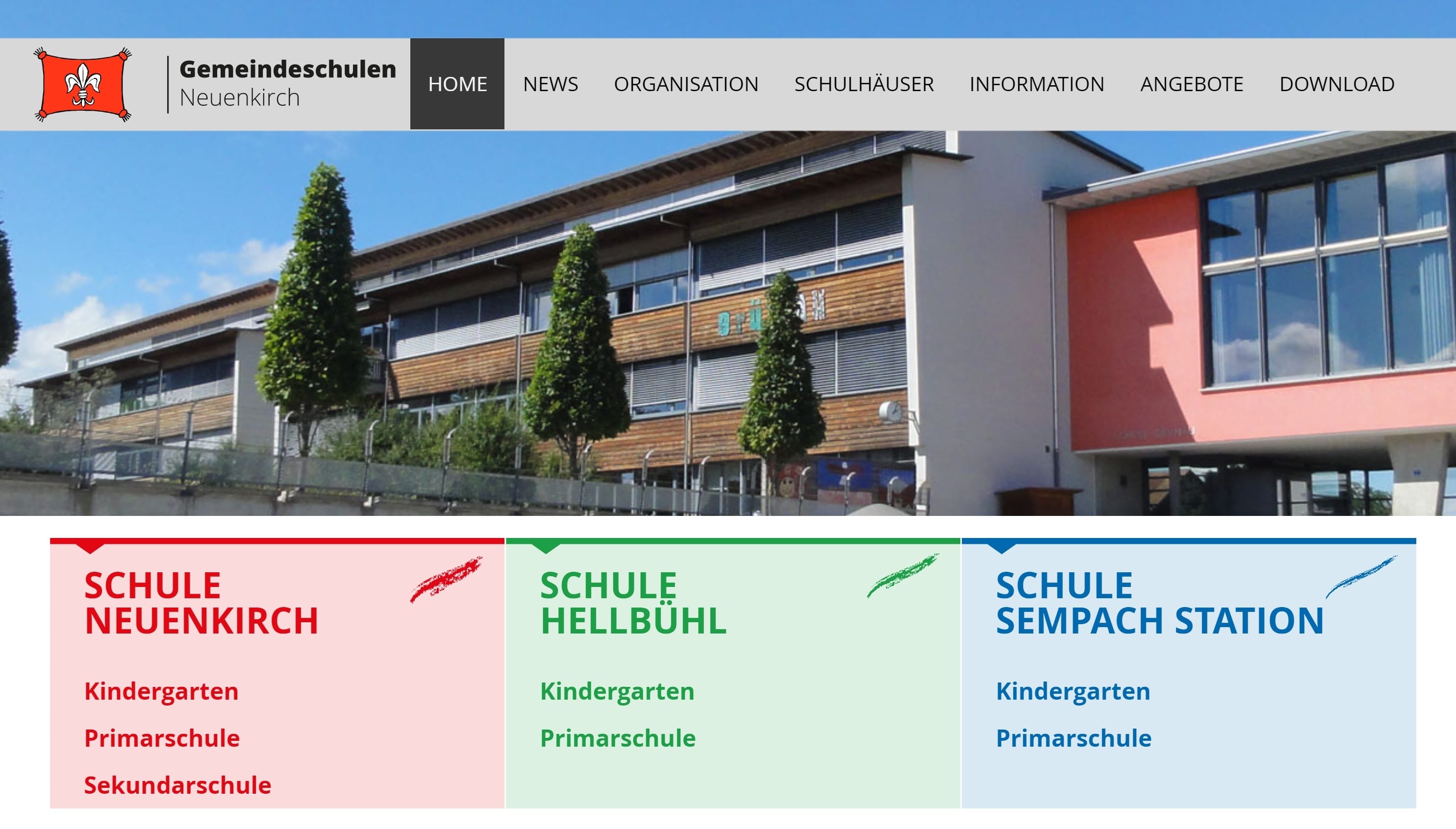 Gemeindeschulen Neuenkirch, Schulangebot